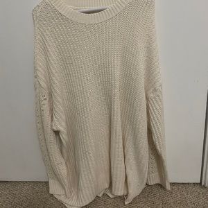 Cream American Eagle Sweater
